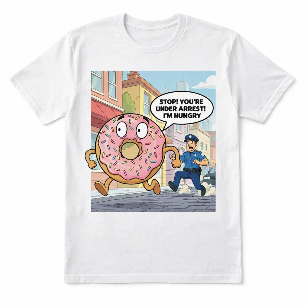 Digital Wall Art_ Stop! You're Under Arrest! I'm Hungry